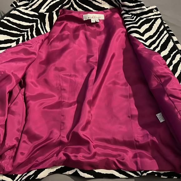 zebra print jacket/blazer - Picture 4 of 7